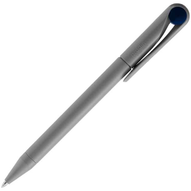 Ручка шариковая Prodir DS1 TMM Dot, серая с синим (Изображение 3)