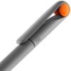 Ручка шариковая Prodir DS1 TMM Dot, серая с оранжевым (Изображение 5)