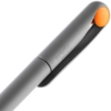 Ручка шариковая Prodir DS1 TMM Dot, серая с оранжевым (Изображение 6)