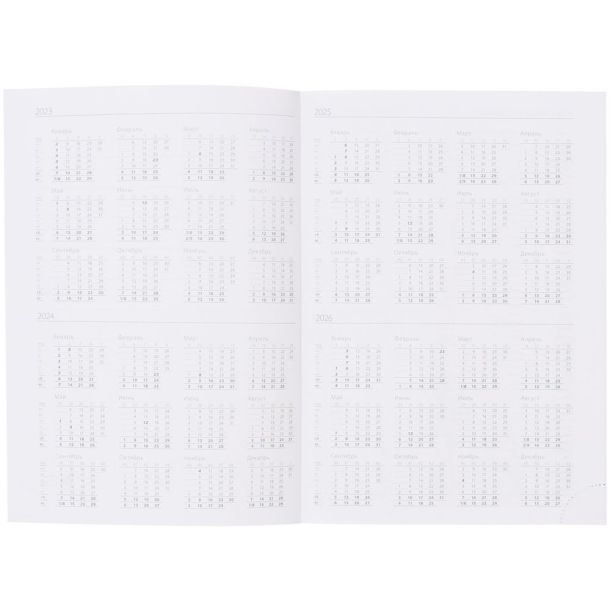 Ежедневник Favor Metal, недатированный, красный (Изображение 4)