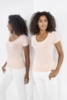 Футболка женская Metropolitan розовая (коралловая), размер XXL (Изображение 4)