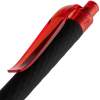 Ручка шариковая Prodir QS01 PRT-P Soft Touch, черная с красным (Изображение 5)