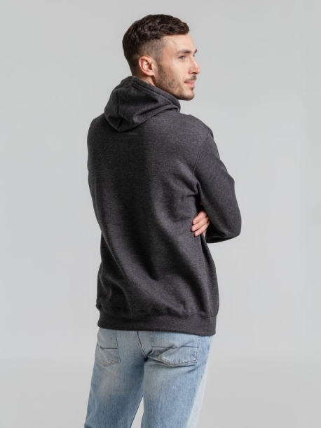 Толстовка с капюшоном Snake II черный меланж, размер XXL (Изображение 8)