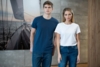 Футболка женская Ladies American U синяя, размер XXL (Изображение 6)