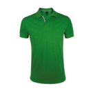 Рубашка поло мужская &quot;Portland Men&quot; зеленый, серый_M, 100% х/б, 200г/м2
