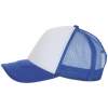 Бейсболка Bubble, синяя с белым (Изображение 1)