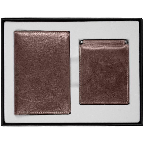 Набор Apache Billfold, темно-коричневый (Изображение 2)