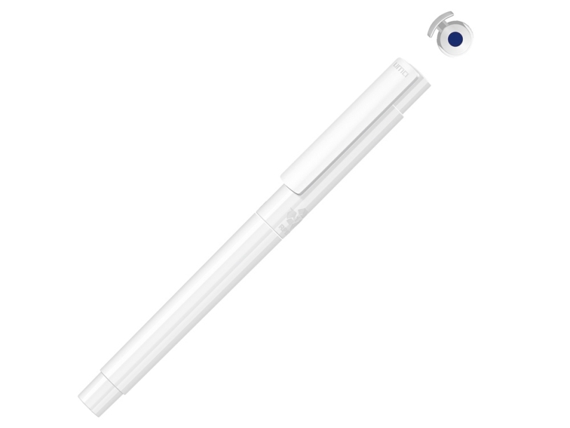 Капиллярная ручка в корпусе из переработанного материала rPET RECYCLED PET PEN PRO FL (белый)  (Изображение 1)