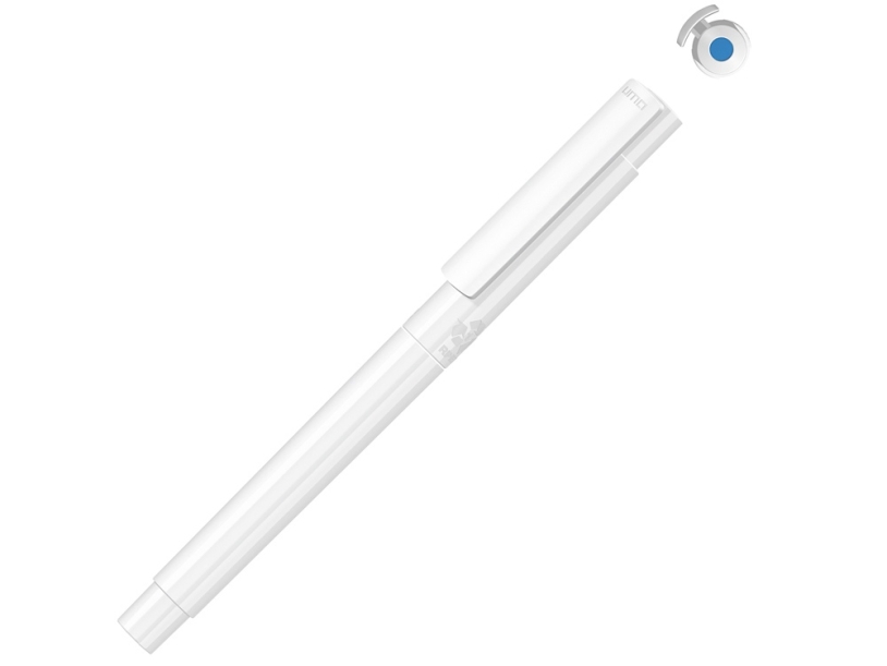 Капиллярная ручка в корпусе из переработанного материала rPET RECYCLED PET PEN PRO FL (белый)  (Изображение 1)