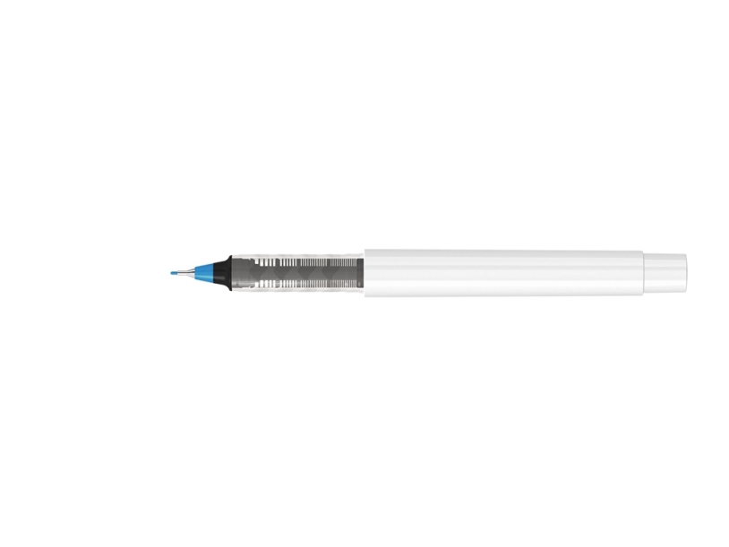 Капиллярная ручка в корпусе из переработанного материала rPET RECYCLED PET PEN PRO FL (белый)  (Изображение 2)