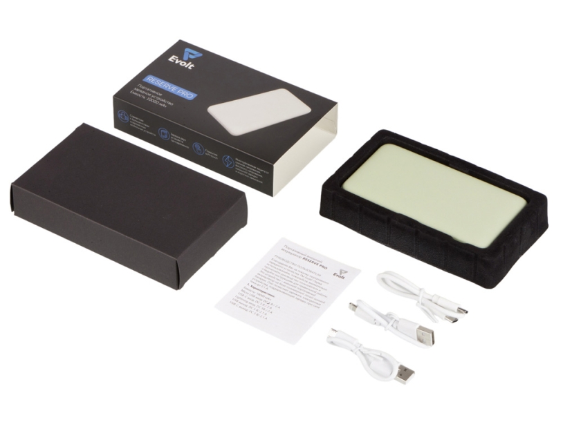 Внешний аккумулятор Reserve Pro,10 000 mAh (оливковый)  (Изображение 9)
