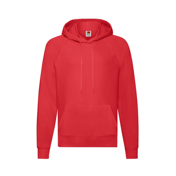 Толстовка мужская "LIGHTWEIGHT", красный_XL, 80% хлопок, 20% полиэстер, 240 г/м2 (Изображение 1)