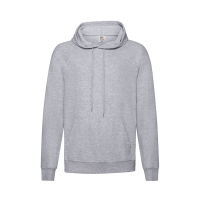 Толстовка мужская "LIGHTWEIGHT", серый меланж_M, 80% хлопок, 20% полиэстер, 240 г/м2