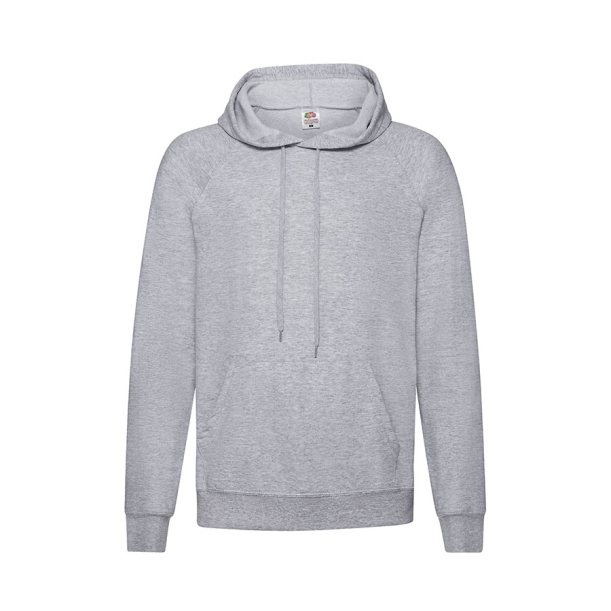 Толстовка мужская "LIGHTWEIGHT", серый меланж_L, 80% хлопок, 20% полиэстер, 240 г/м2 (Изображение 1)