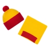 Шарф Snappy, желтый с красным (Изображение 4)