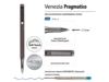 Ручка металлическая шариковая Venezia Pragmatico софт-тач (коричневый)  (Изображение 3)