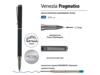 Ручка металлическая шариковая Venezia Pragmatico софт-тач (черный)  (Изображение 3)