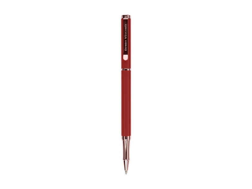 Ручка металлическая шариковая Venezia Classico (красный)  (Изображение 4)