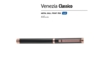 Ручка металлическая шариковая Venezia Classico (черный)  (Изображение 2)
