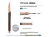 Ручка металлическая шариковая Venezia Classico (коричневый)  (Изображение 3)