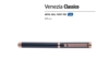 Ручка металлическая шариковая Venezia Classico (синий)  (Изображение 2)