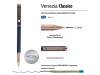Ручка металлическая шариковая Venezia Classico (синий)  (Изображение 3)