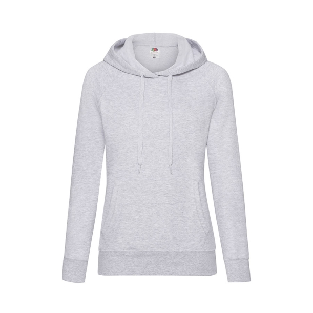 Толстовка женская "LIGHTWEIGHT", серый_S, 80% хлопок, 20% полиэстер, 240 г/м2 (Изображение 1)