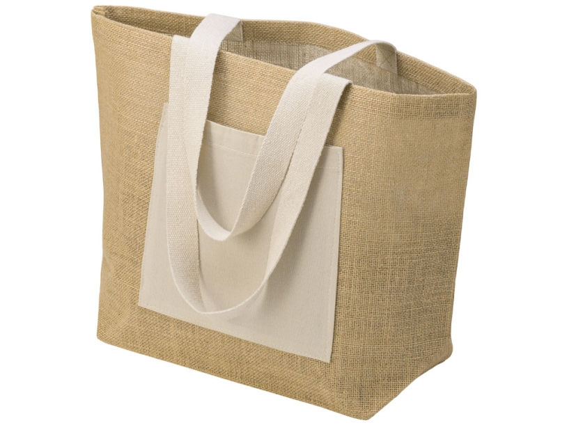 Сумка Jute джутовая с широким дном (Изображение 1)