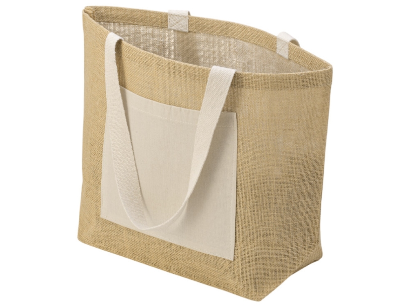 Сумка Jute джутовая с широким дном (Изображение 2)