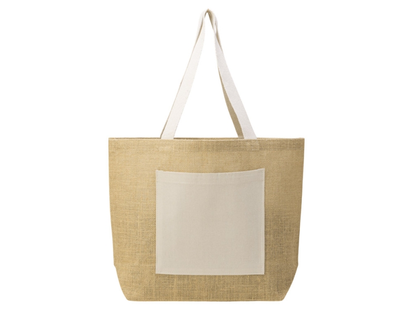 Сумка Jute джутовая с широким дном (Изображение 4)