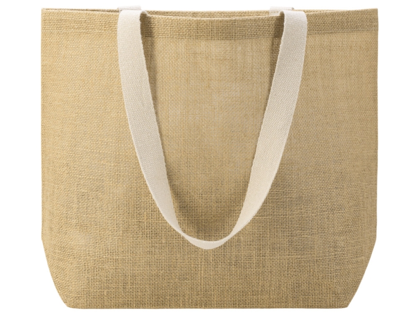 Сумка Jute джутовая с широким дном (Изображение 7)