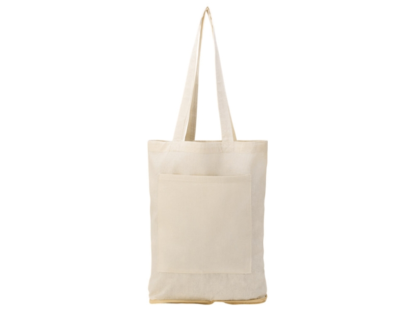 Складная сумка Jute из джута и хлопка, натуральный (Изображение 2)