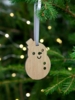 Деревянная подвеска Christmate, снеговик (Изображение 4)