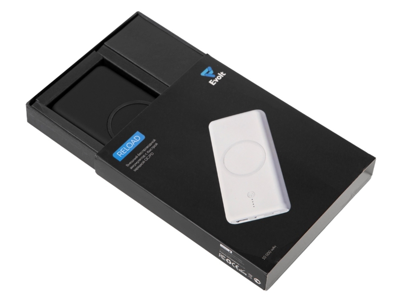 Внешний беспроводной аккумулятор c QC/PD Reload, 10000 mAh (Изображение 8)