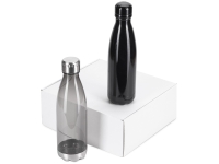Подарочный набор из термобутылки и бутылки Bottle set (черный) 