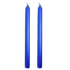 Свечи подарочные, 2 шт,  синий,  воск, 30 см (Изображение 1)