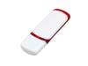 USB 3.0- флешка на 32 Гб с цветными вставками (белый/красный) 32Gb (Изображение 3)