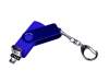 USB 2.0/micro USB/Type-С- флешка на 16 Гб 3-в-1 с поворотным механизмом (синий) 16Gb (Изображение 3)
