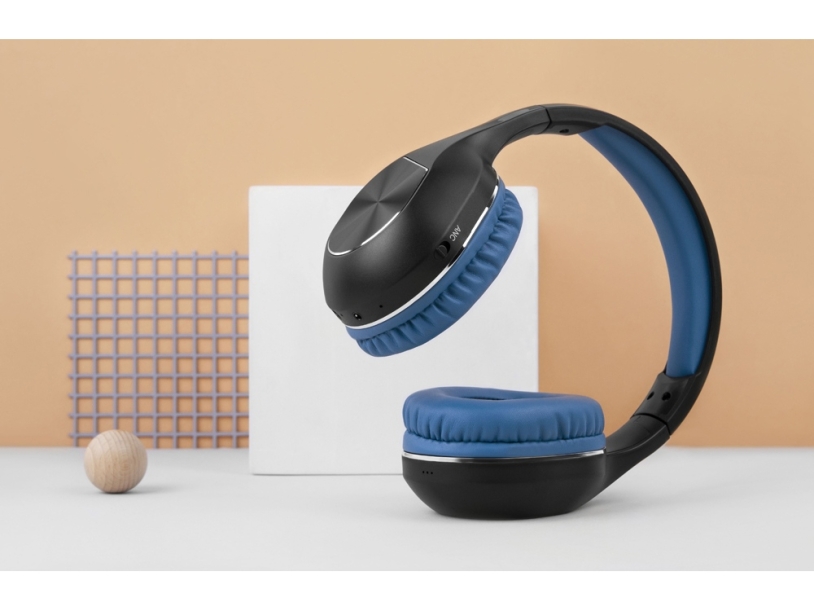 Беспроводные наушники Rombica mySound BH-17 ANC Blue (Изображение 8)