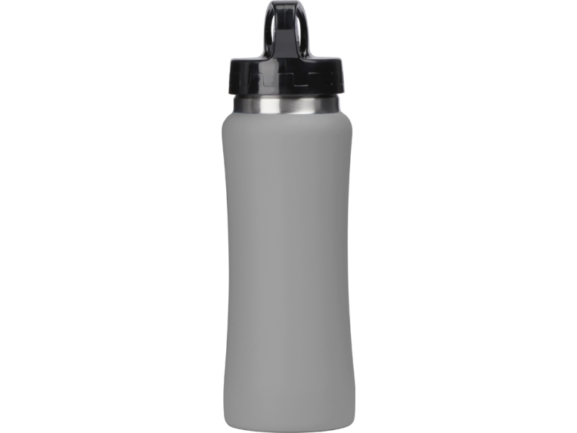 Бутылка для воды Bottle C1, soft touch, 600 мл (серый)  (Изображение 3)