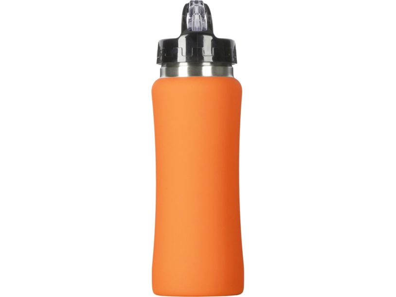 Бутылка для воды Bottle C1, soft touch, 600 мл (оранжевый)  (Изображение 3)