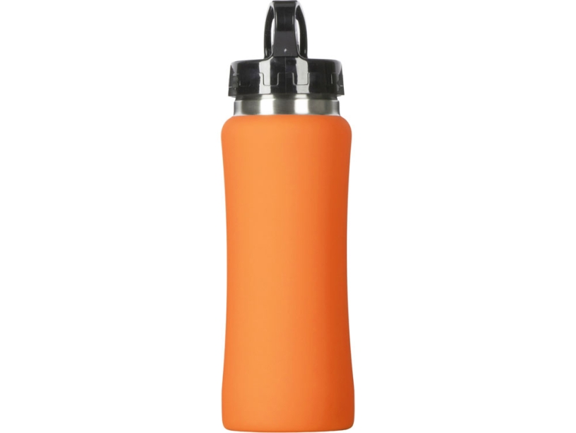 Бутылка для воды Bottle C1, soft touch, 600 мл (оранжевый)  (Изображение 5)