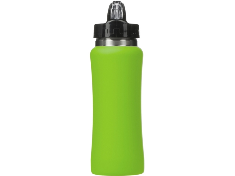 Бутылка для воды Bottle C1, soft touch, 600 мл (зеленое яблоко)  (Изображение 4)