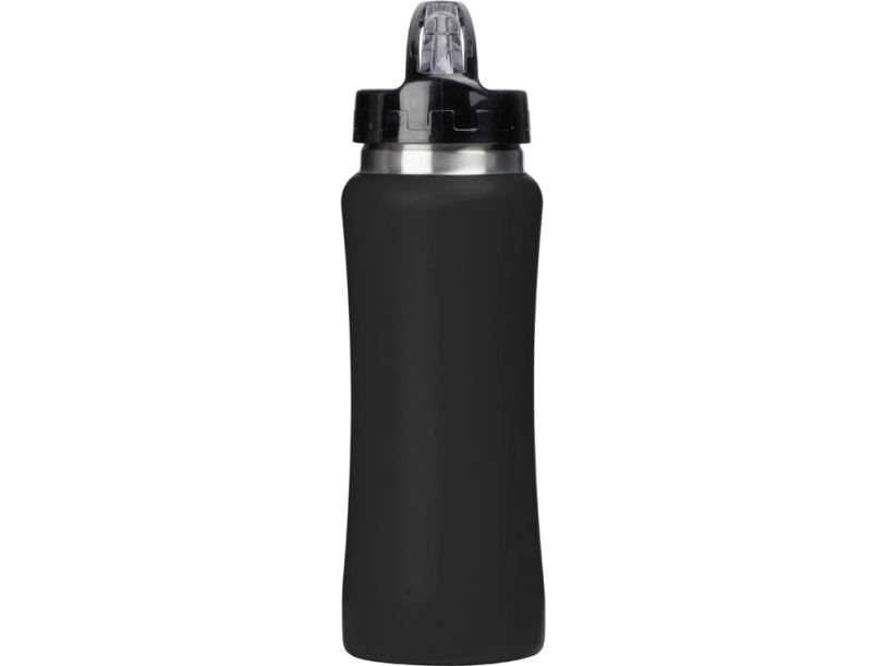 Бутылка для воды Bottle C1, soft touch, 600 мл (черный)  (Изображение 4)