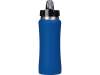 Бутылка для воды Bottle C1, soft touch, 600 мл (синий)  (Изображение 4)