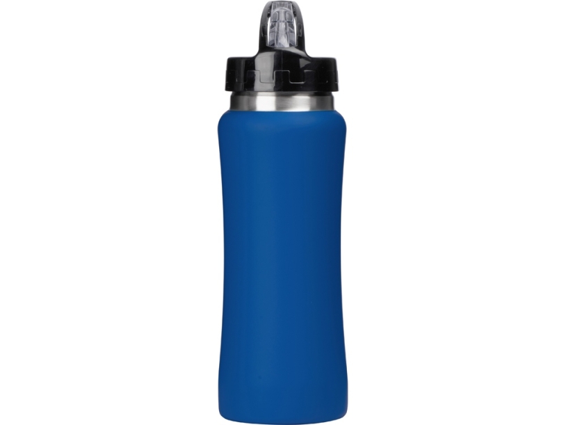 Бутылка для воды Bottle C1, soft touch, 600 мл (синий)  (Изображение 4)