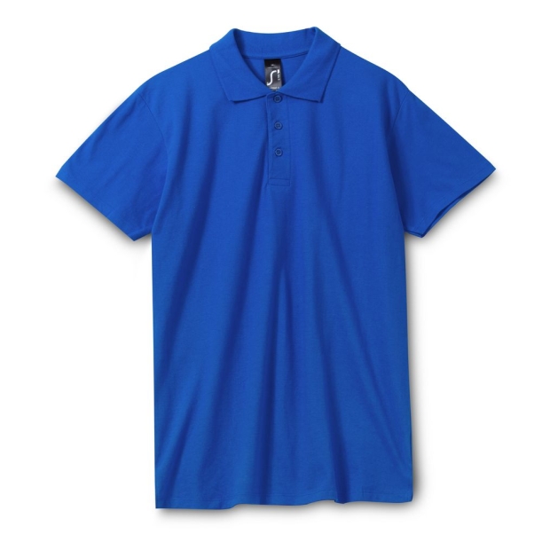 Рубашка поло мужская Spring 210 ярко-синяя (royal), размер L (Изображение 1)
