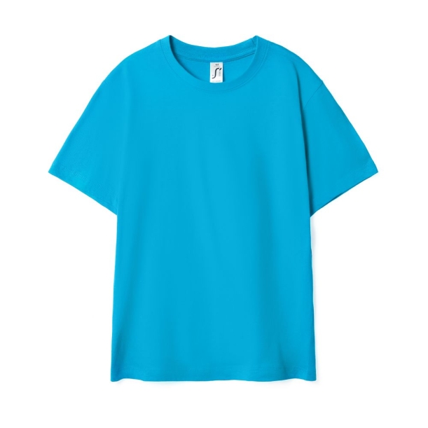 Футболка детская Regent Kids 150 бирюзовая, на рост 118-128 см (8 лет) (Изображение 1)