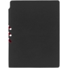 Ежедневник Flexpen Black, недатированный, черный с красным (Изображение 4)