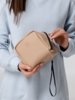 Дорожная косметичка Cubo, бежевая с логотипом (Изображение 11)